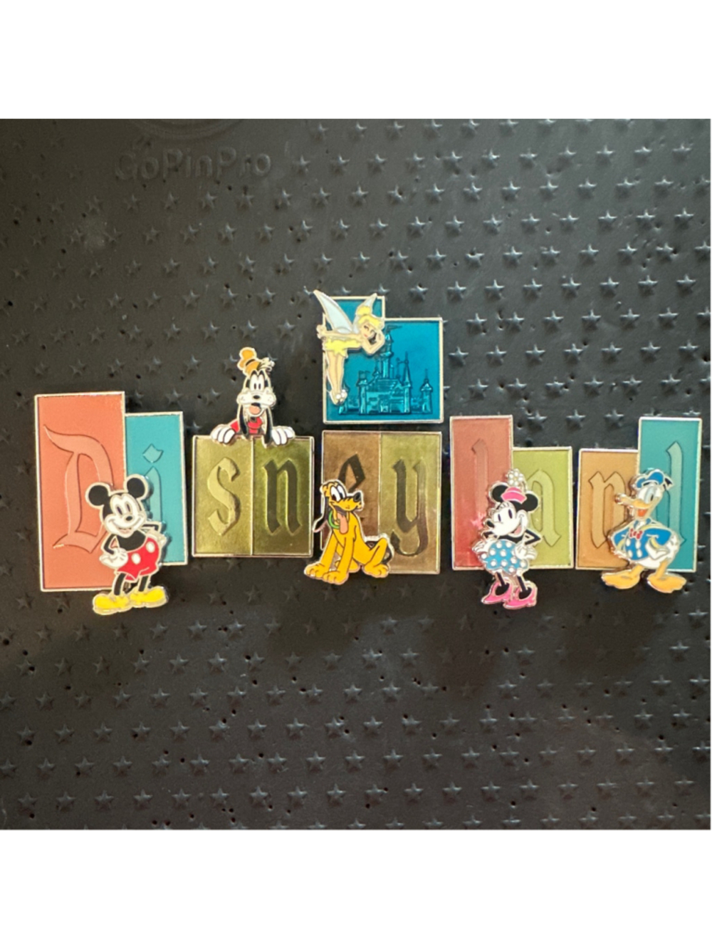 2023 DISNEYLAND MARQUEE PUZZLE 6 PIN SET-WALK IN WALTS STEPS COMPLETE LE 1500